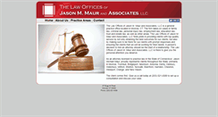 Desktop Screenshot of jmaurlaw.com