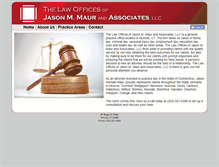 Tablet Screenshot of jmaurlaw.com